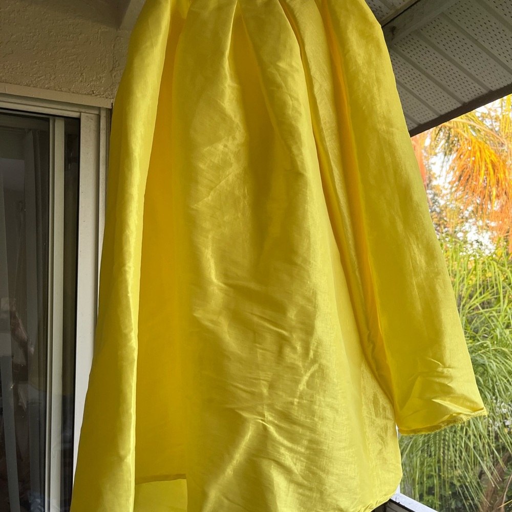 Elegant Yellow Skirt